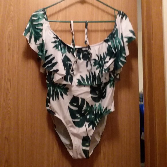 PALM TREES One Piece Bathing Suit - Picture 1 of 1